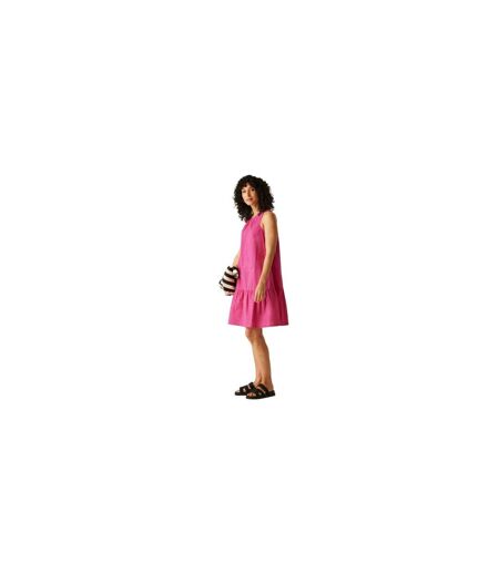 Womens/ladies Trisa Smock Dress Pink Fusion Regatta