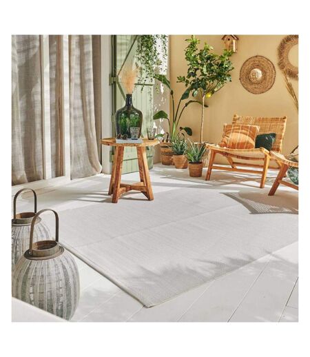 Tapis extérieur en polypropylène Capri 1747 blanc 120 x 160 cm