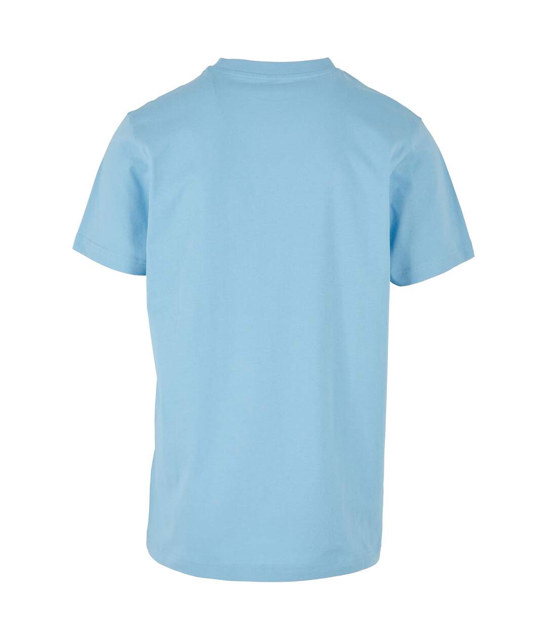T-shirt À Col Rond Pour Hommes Bleu Baltique Build Your Brand-2