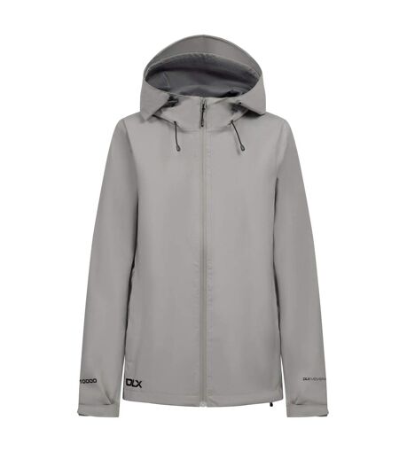 Veste Imperméable À Capuche Ajustable Lossie Femme Beige Gris Trespass