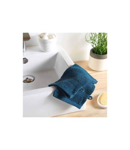 Lot de 2 Gants de Toilette Colors 15x21cm Bleu Nuit