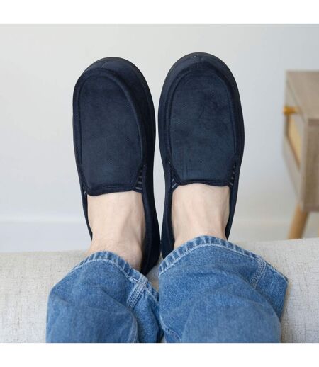 Isotoner Chaussons Mocassins homme semelle à mémoire de forme