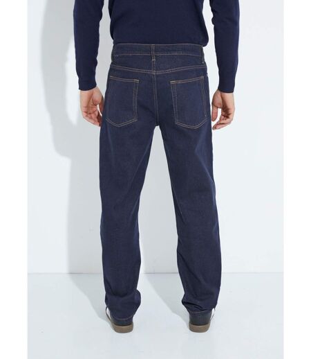 Jean denim 5 poches bas resserré, brut