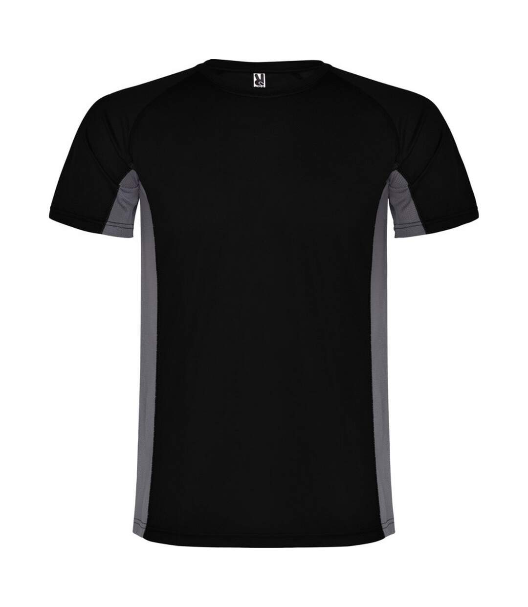 T-shirt shanghai homme noir uni / anthracite Roly-1