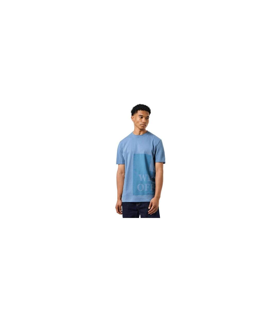 T-shirt Motif/style Prison Tonal Ryan Homme Bleu Weekend Offender-1