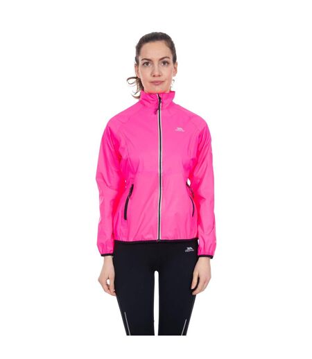 Trespass Womens/Ladies Beaming Packaway Hi-Vis Jacket (Hi Visibility Pink) - UTTP4616