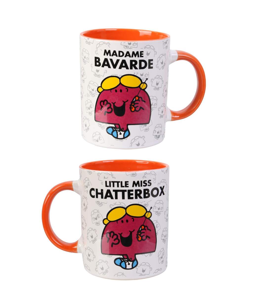 Mug MONSIEUR MADAME 30 cl 1 pièce Mme Bavarde-3