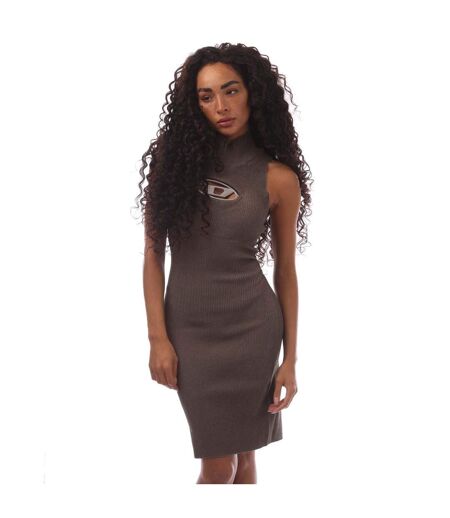 Womens/ladies M-onerva Dress Khaki Brown Diesel