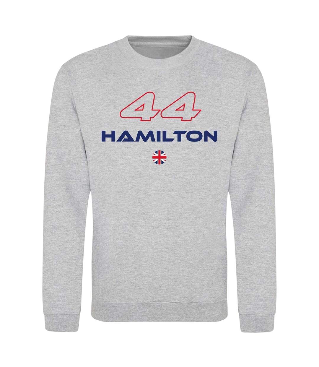 Unisex Adult Formula 1 Fleece Sweatshirt Grey AWD-1