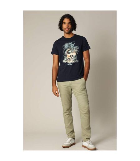 T-shirt en coton à manches courtes avec graphisme sur le devant CAIMAN