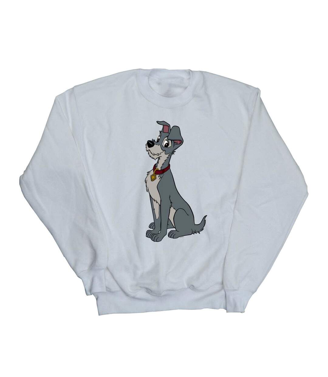 Disney - Sweat LADY AND THE TRAMP SPAGHETTI HEART - Femme (Blanc) - UTBI13969-1