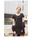 Robe t-shirt coton - SK257 - noir - femme