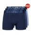 Pack of 3  Mens valdev boxer shorts  blue/navy Bench