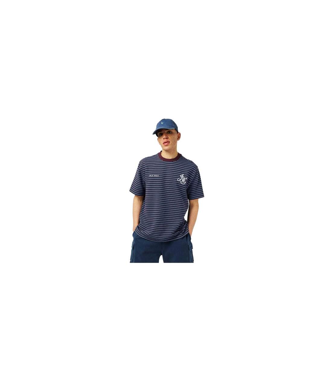 T-shirt Motif/style À Rayures Homme Marron Jack Wills-1