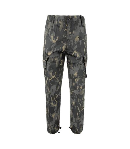 Pantalon À Poches Motif/style Camouflage Pcs Homme Noir Camouflage Viper