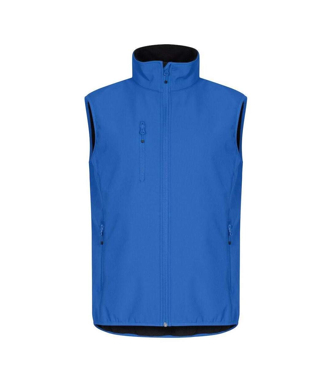 Mens Classic Soft Shell Jacket Royal Blue Clique-1