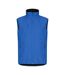 Mens Classic Soft Shell Jacket Royal Blue Clique-1