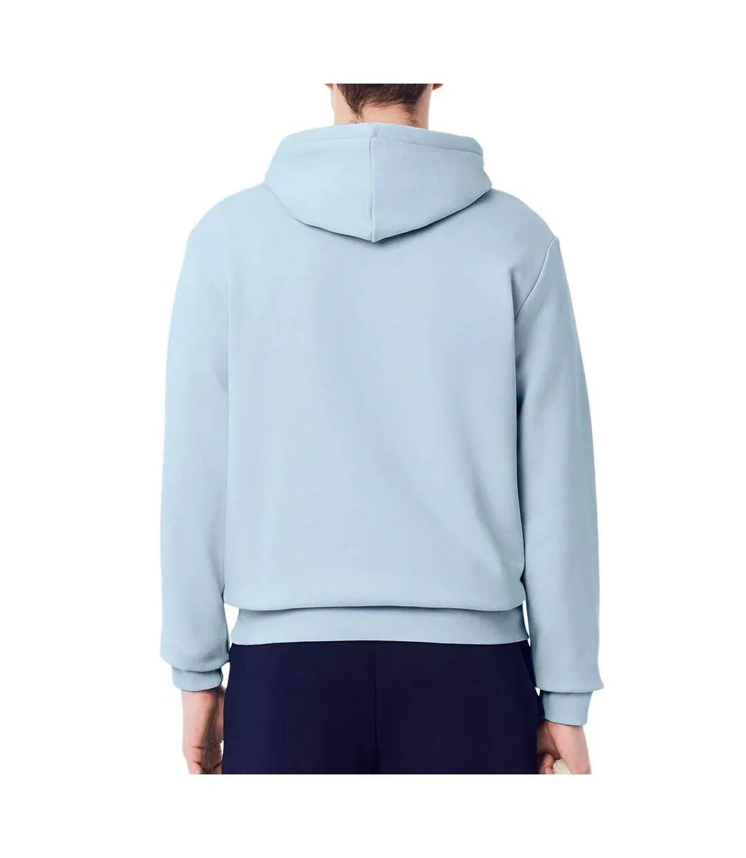 Sweat bleu clair homme lacoste sh5542-2