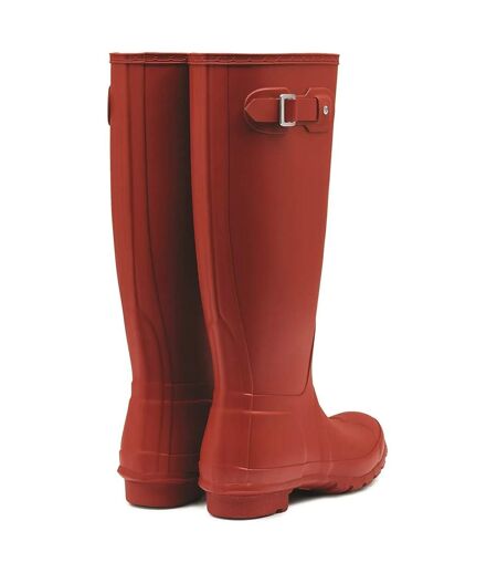 Bottes de pluie original femme rouge Hunter
