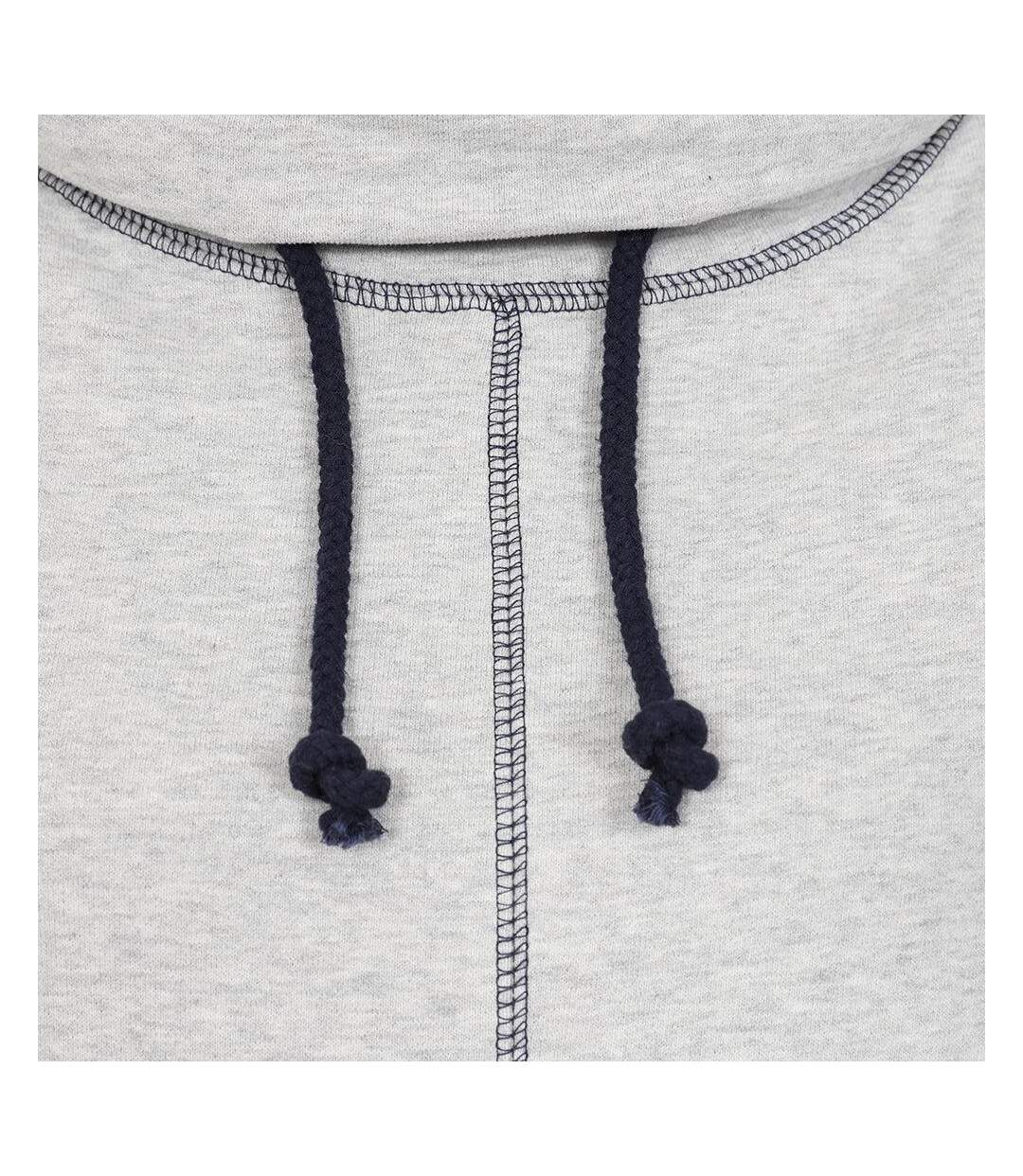 Sweat Motif/style Uni Femme Gris Chiné Lazy Jacks-3