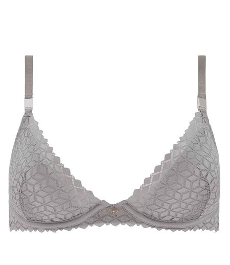 Soutien-gorge coques moulées argent Carolina