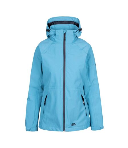 Womens/ladies Tilbury Tp75 Waterproof Jacket Storm Blue Trespass