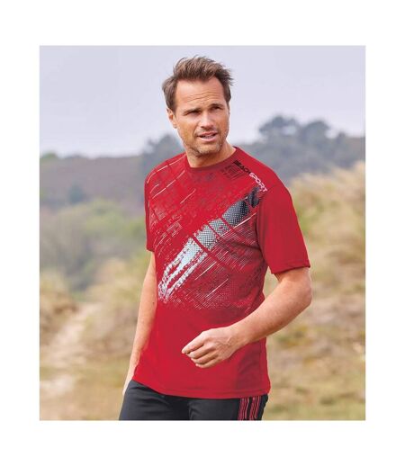 T-shirts sporty homme blanc / rouge / noir Atlas For Men