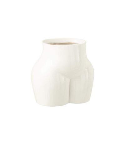 Vase Déco Corps Femme 32cm Blanc