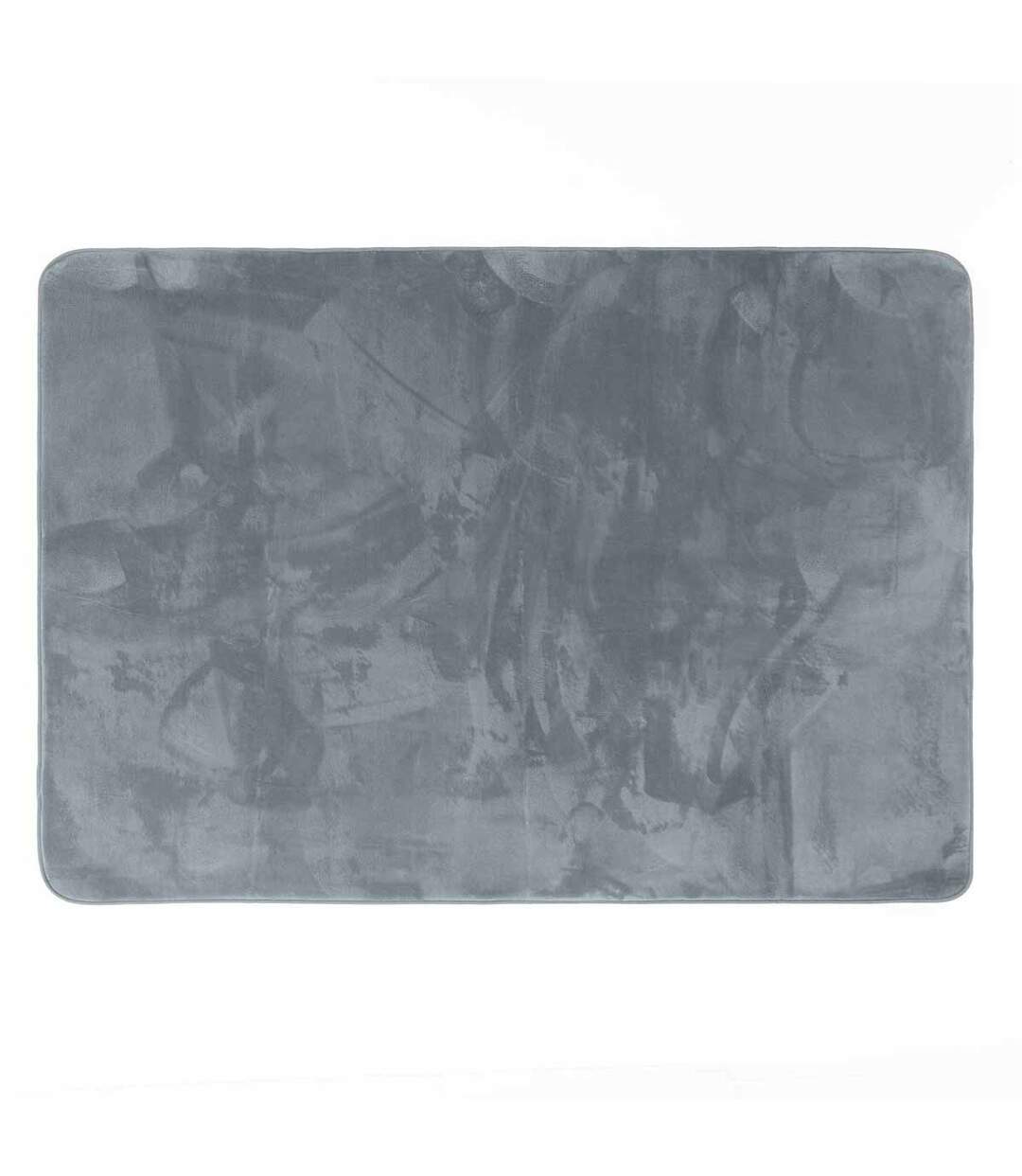 Tapis Uni en Flanelle Flanou 120x170cm Gris-1