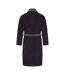 Mens Fleece Shawl Collar Long-sleeved Robe Peacoat Grey Lyle & Scott-2