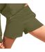 Womens/ladies Shorts Olive TriDri-1