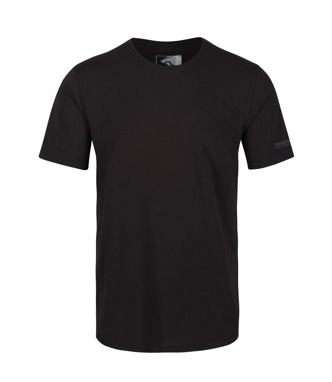 Regatta Mens Tait Lightweight Active T-Shirt (Black)