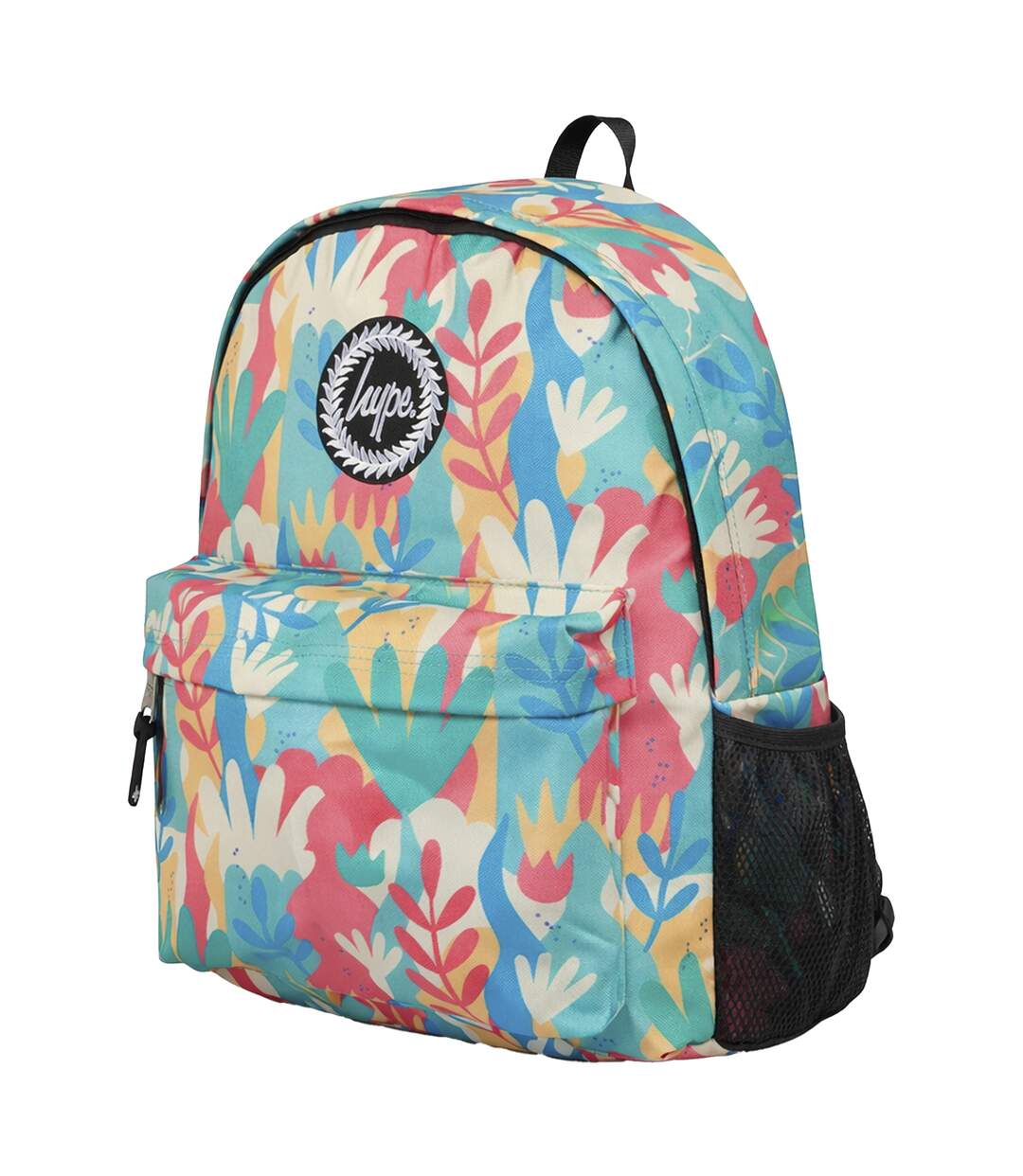 Unisex Pastel Floral Backpack with Padded Straps | Durable School Travel Bag-3
