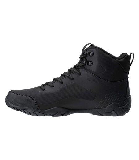 Mens Jefrey Activguard Mid Cut Hiking Boots Black Dark Grey Elbrus