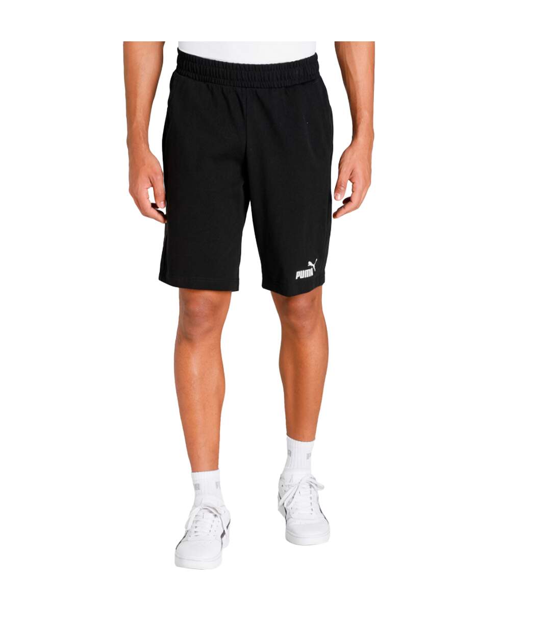 Short ess homme noir Puma-3