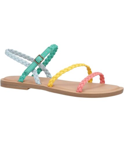 Womens/ladies kira sandals multicoloured Toms