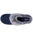 Isotoner Chaussons Mules femme semelle ergonomique confort, velours-3
