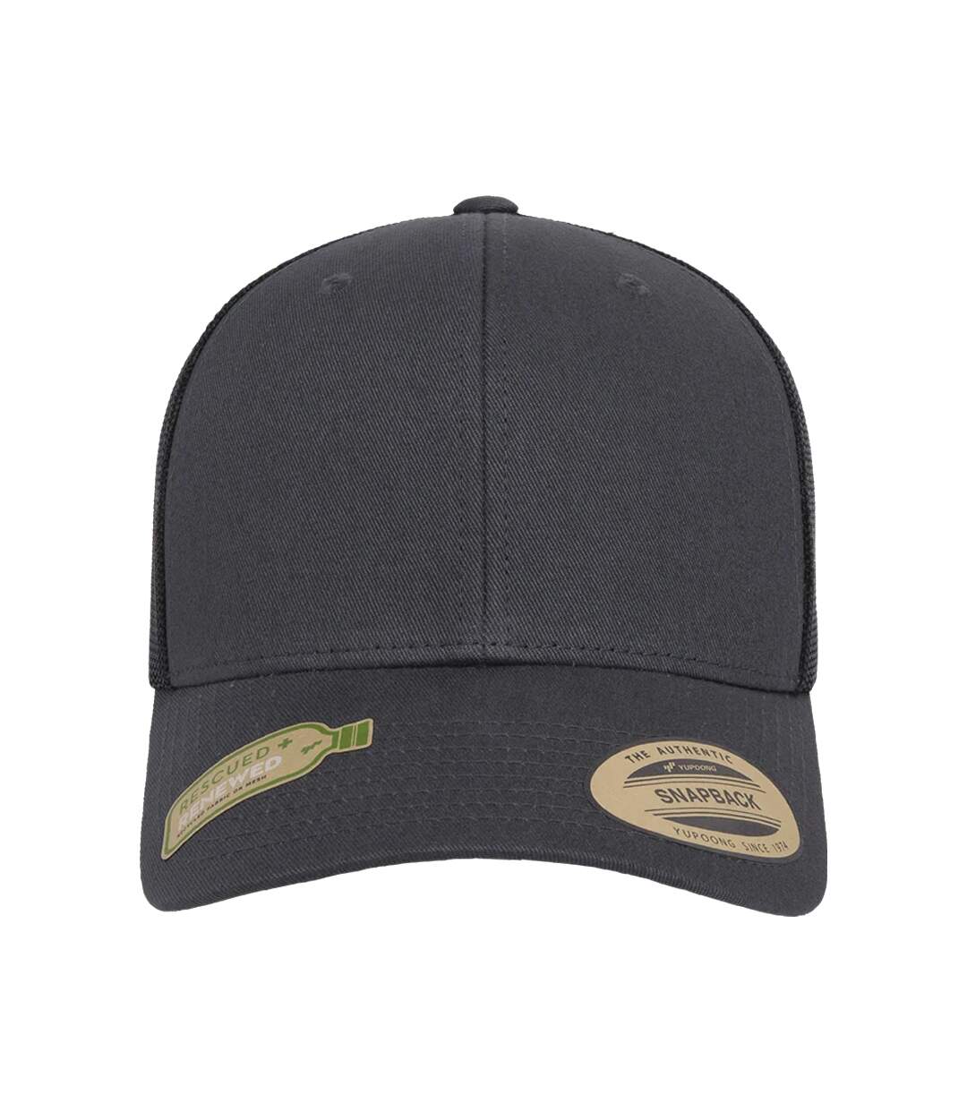 Casquette Trucker Yp Classics Charbon Noir Flexfit-3