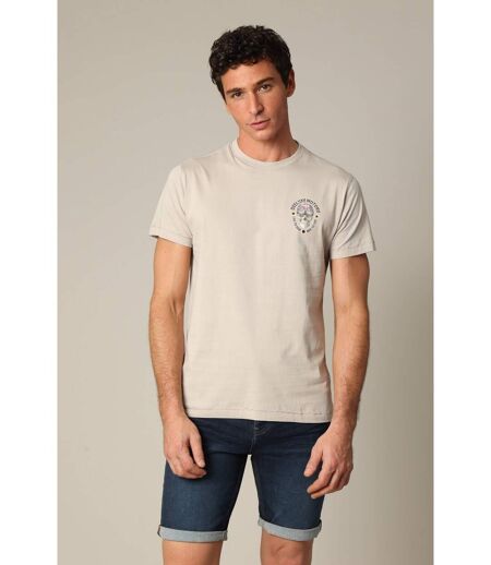 T-shirt en coton à manches courtes AVEC GRAPHS DEKARI
