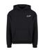 Mens Dark Romance Back Print Fluffy Hoodie Sweat À Capuche Duveteux Noir Mister Tee-2