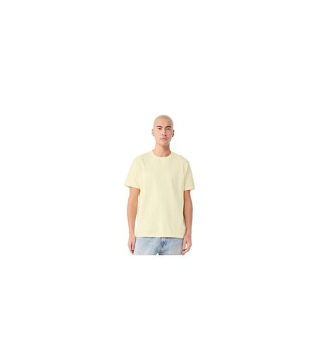 Unisex Adult Washed Canvas Heavyweight T-shirt Buttermilk Bella + Canvas