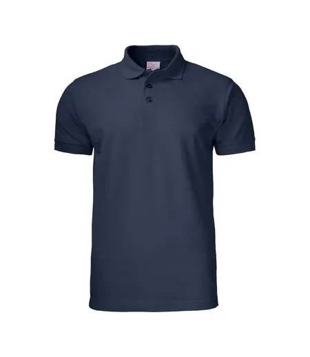Mens Surf Pro Rsx Polo Shirt Navy Printer