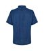 Mens Mill Brook Linen Collared Button-down Shirt Dark Denim Timberland-2