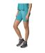 Womens/ladies Slim Walking Shorts Teal Columbia-1