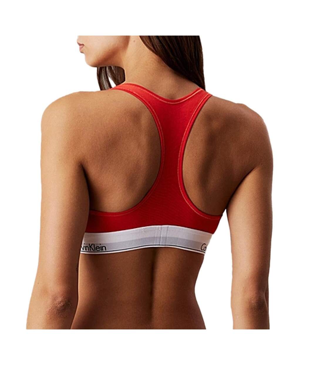 Brassière rouge femme calvin klein jeans unlined 0000f3785e - m-2