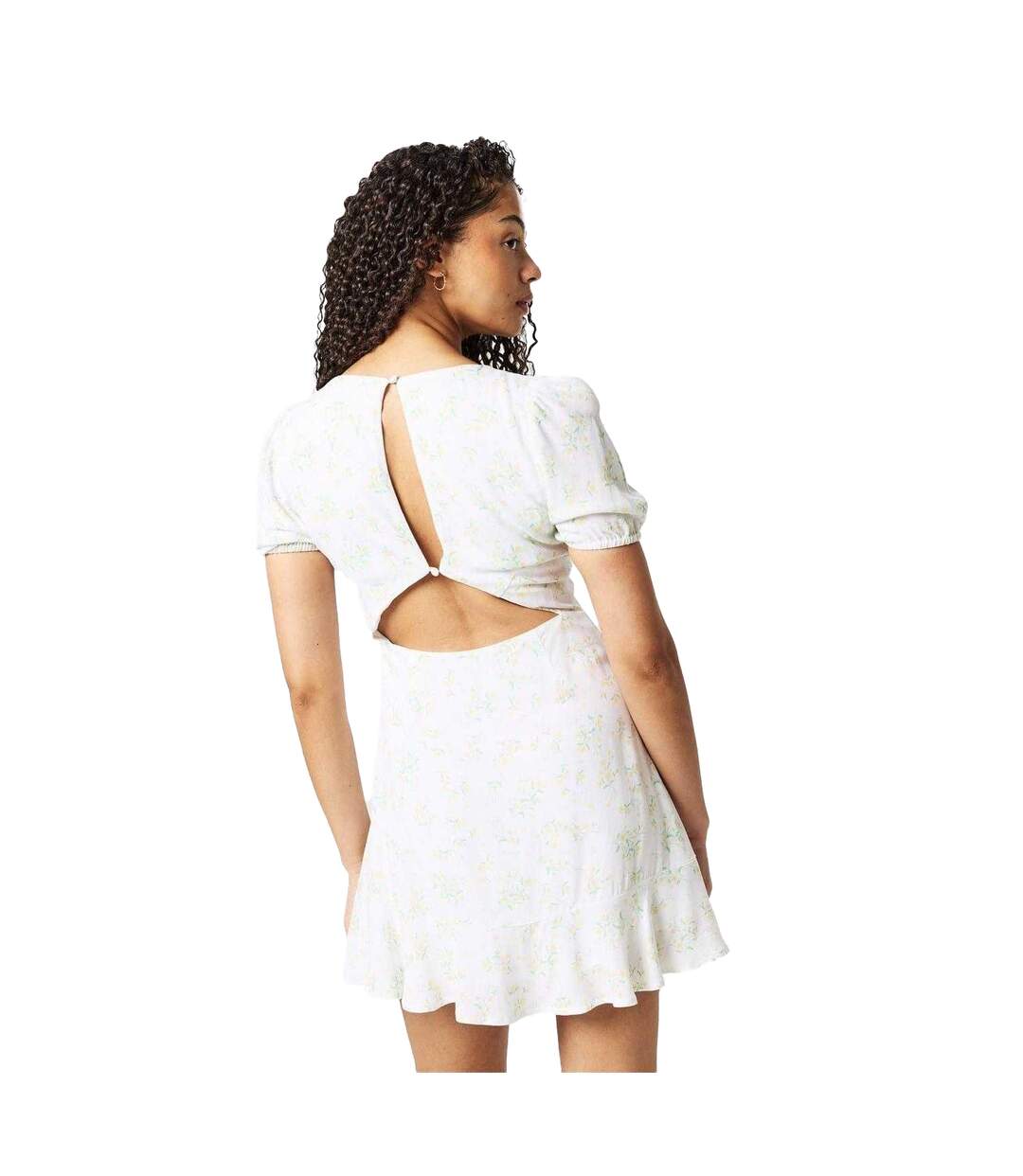 Robe Courte Motif/style Petites Fleurs Femme Blanc Jack Wills-2