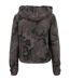 Sweat Court À Capuche Femme Camouflage Foncé Build Your Brand-2