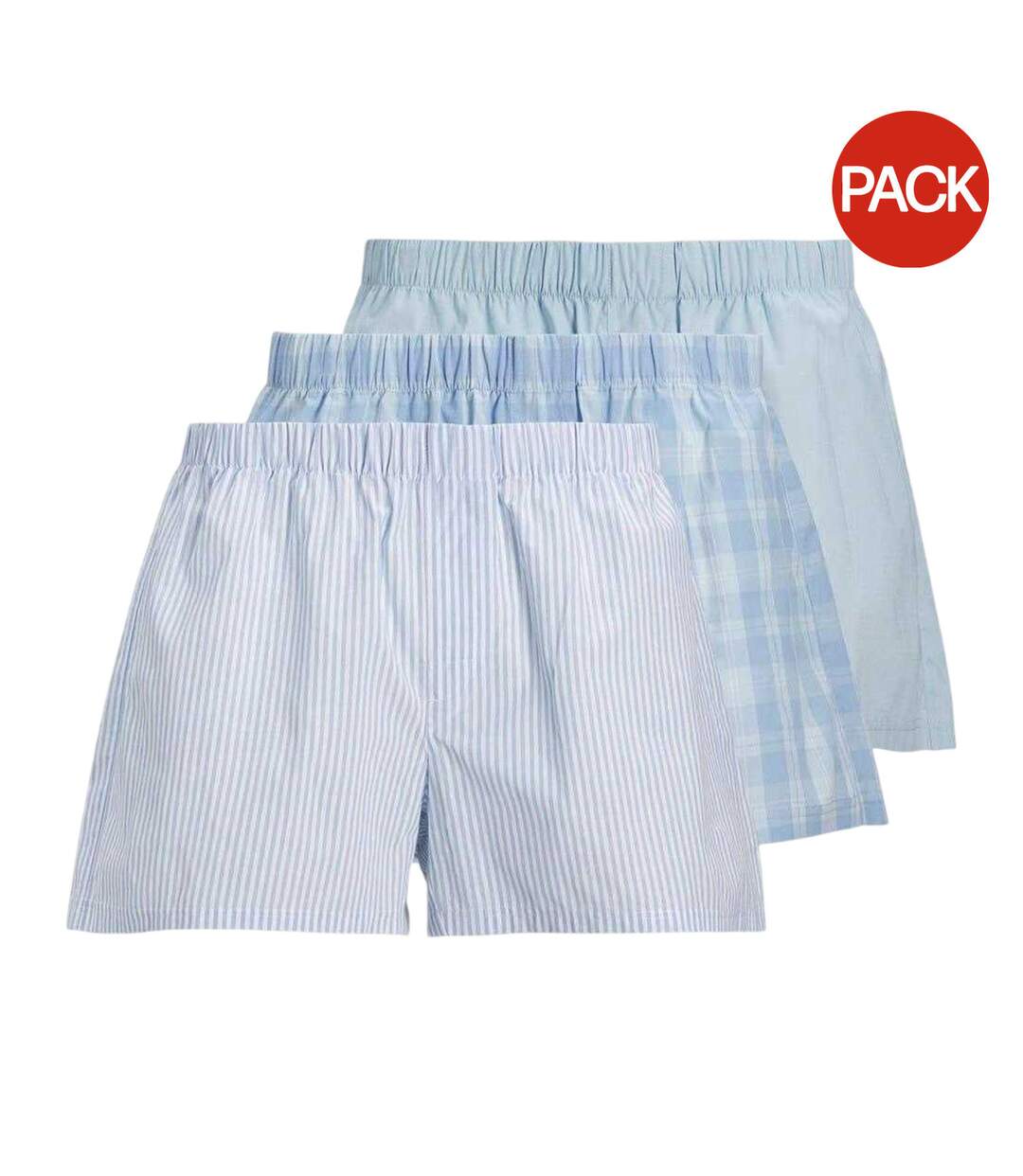 Lot De 3  Boxers Milano Homme Bleu Pâle Jack And Jones-2