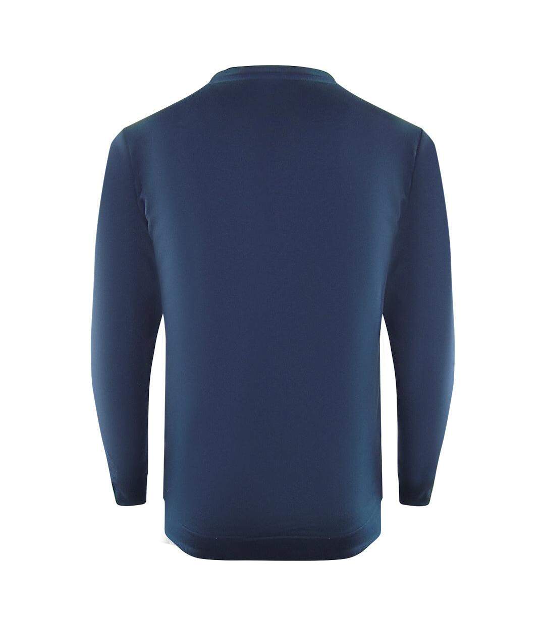 Sweat Motif/style Losange Et Tigre Adulte Bleu Marine Cavalli Class-2