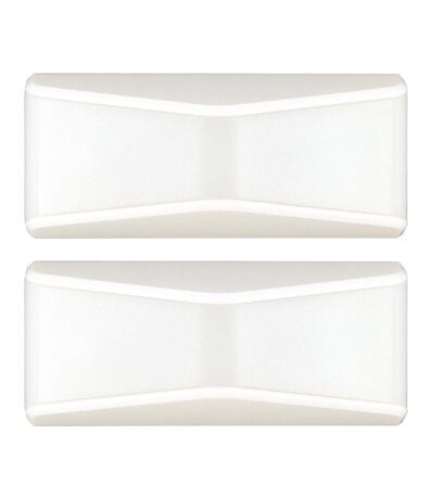Lot de 2 Lampes Led Détecteur Luminosité 7cm Blanc